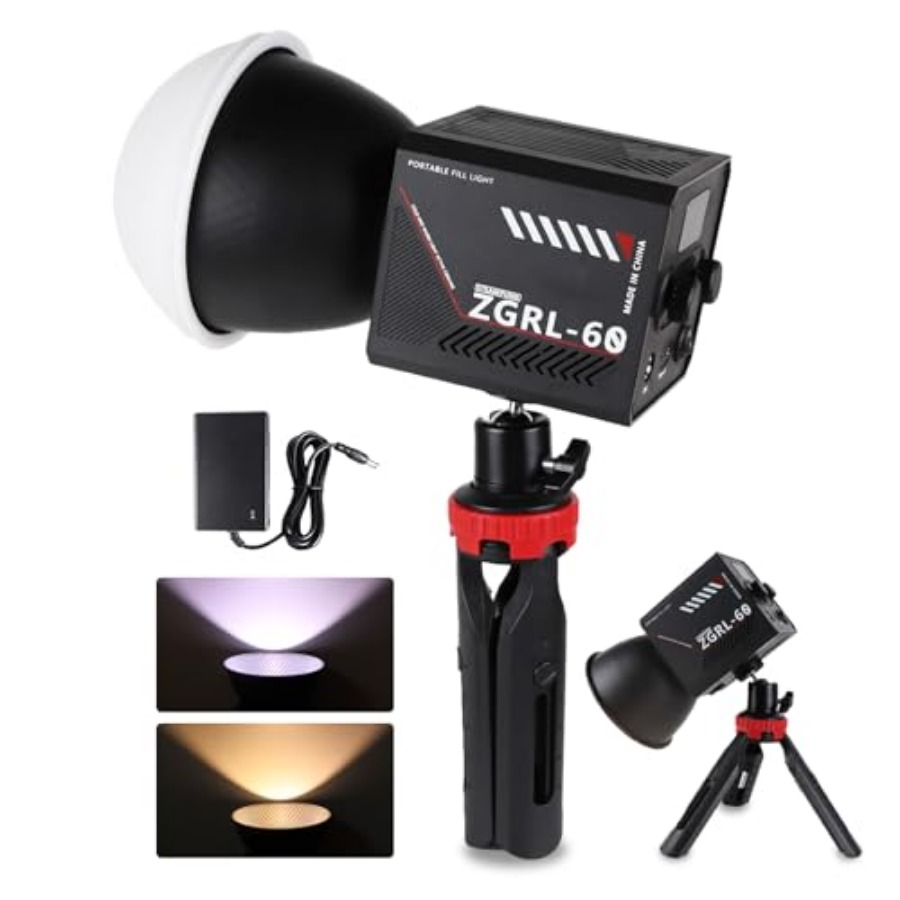 Photography Lighting Handheld - Lampu Video LED COB 60W Portabel