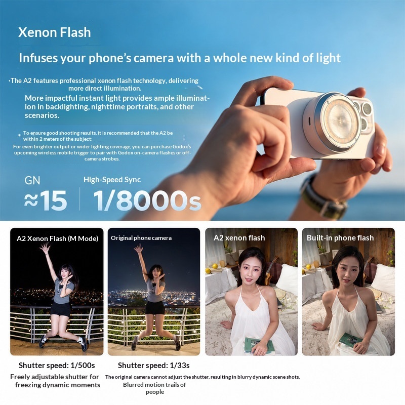 Godox A2, Lampu Kilat Xenon un - Photography Lighting Brands ulasan dan harga