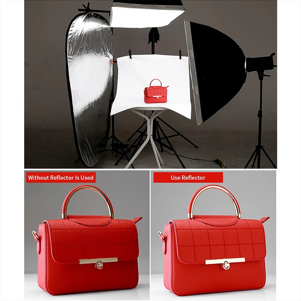 60/80/110CM 5-in-1 Reflektor C - Photography Lighting Meter ulasan dan harga