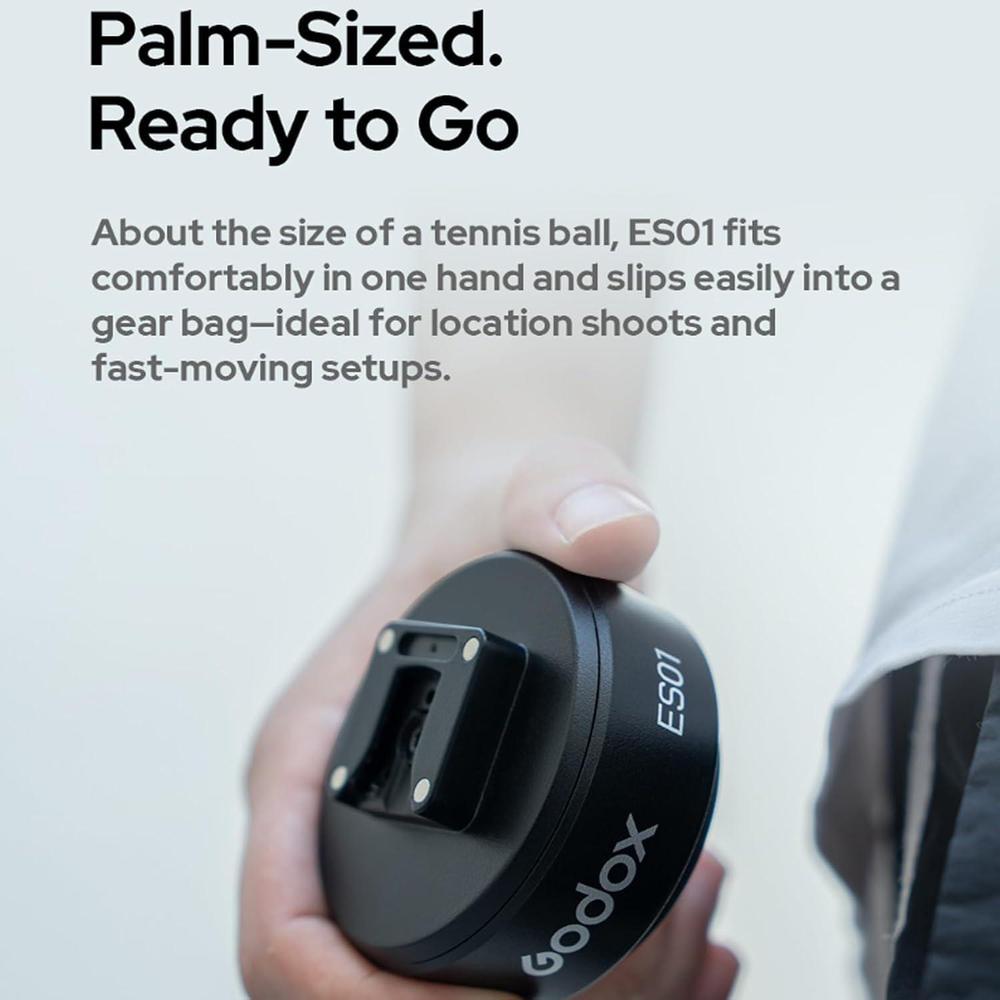 Godox ES01 Dudukan Penghisap V - Photography Lighting Description ulasan dan harga